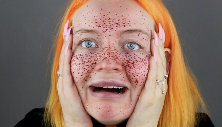 i tried giving myself semi permanent freckles and now i