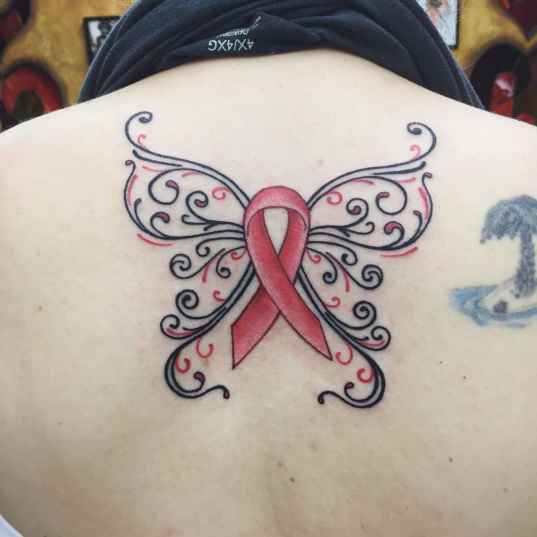 Breast Cancer Ribbon Tattoos Cool Ideas For Pink Ribbon Tattoo 