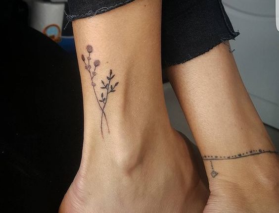 11 Ankle Tattoos Ideas to Try This Spring