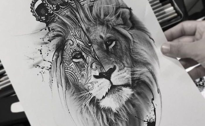 ▷ 1001 + coole Löwen Tattoo Ideen zur Inspiration