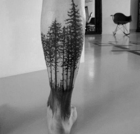 40 Tree Leg Tattoo Design Ideas For Men - Rooted Ink