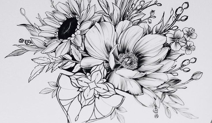 Diana Severinenko auf Instagram: Verfügbares Design ? #tattoos - Diy Flowers