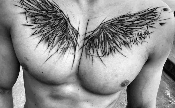 ▷ 1001 + coole und inspirierende Flügel Tattoo Designs und ihre Beudetungen