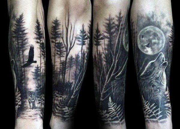 Top 101 Forest Tattoo Ideas – [2020 Inspiration Guide]