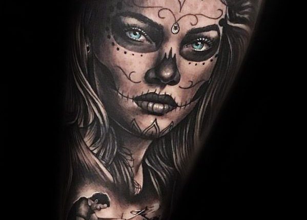 50 La Catrina Tattoo Designs For Men - Mexican Ink Ideas