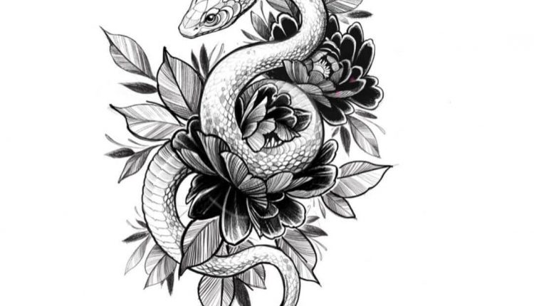 21 Realistic Snake Tattoo Drawing Ideas