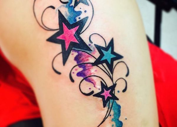 25 Stern Tattoo Ideen : Bilder und Bedeutungen