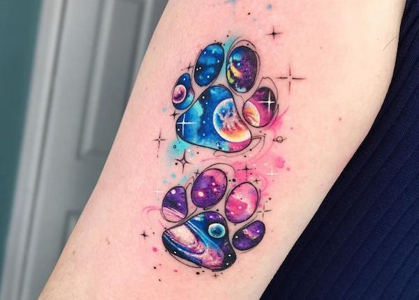 35 Cute Paw Print Tattoos for Your Inspiration | Cuded
