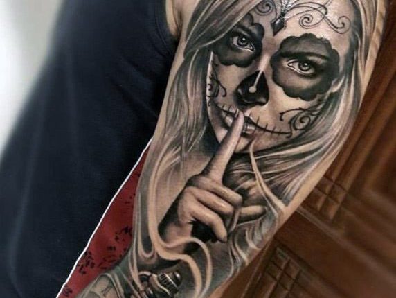 50 La Catrina Tattoo Designs For Men – Mexican Ink