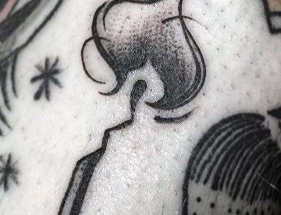 70 Matches Tattoos For Men - Matchbook Design Ideas