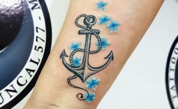 Anker Tattoo Motive: 54 coole Ideen für Ihre nächste Tätowierung