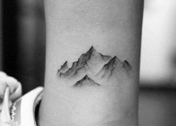 Top 47 Minimalist Mountain Tattoo Ideas [2020 Inspiration Guide]