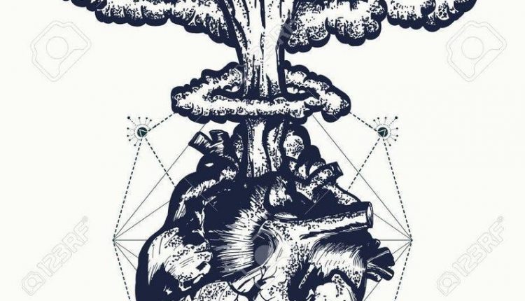 Tribal design temporary tattoo design - 2x2 inch