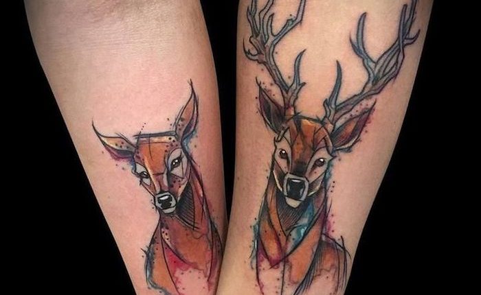 ▷ 1001 + Ideen und Bilder zum Thema Partnertattoo