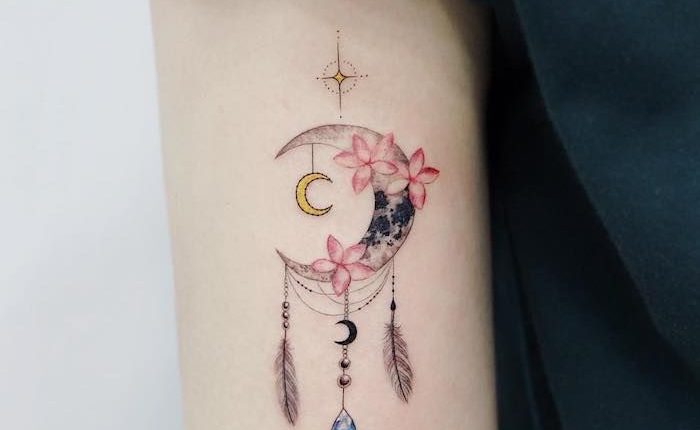 ▷ 1001 + Ideen und Bilder zum Thema Traumfänger Tattoo!