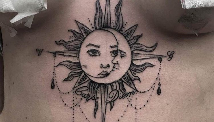 30 Sun And Moon Tattoo Designs And Their Meanings