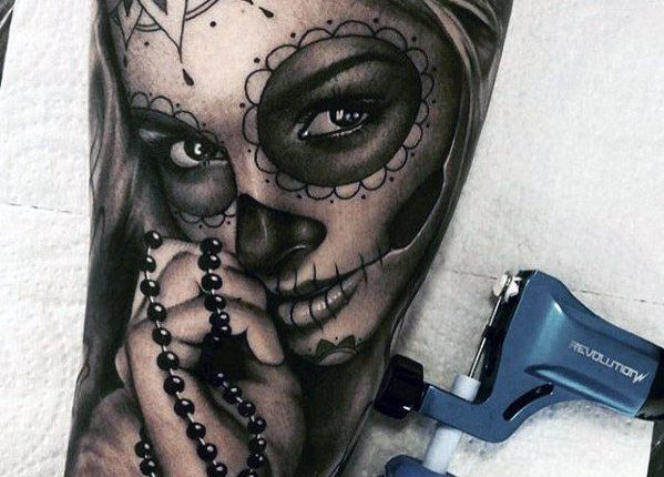 50 La Catrina Tattoo Designs For Men – Mexican Ink