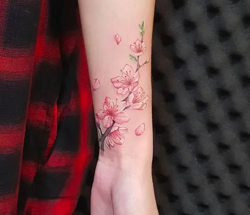 Cherry Blossom Tattoo Designs & Ideas to Try in 2021