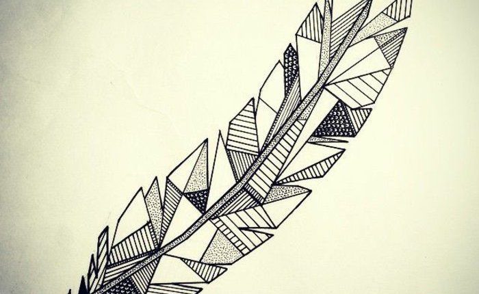 Geometrische Tattoos Bilder - 40 fantastische Varianten - Archzine.net