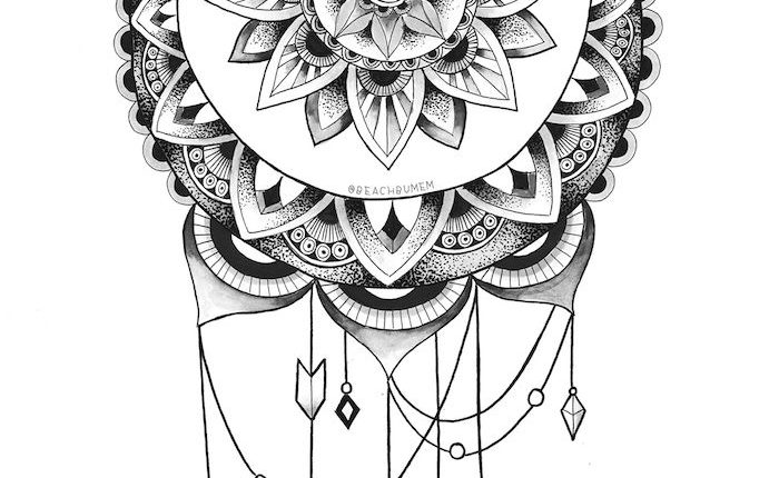 ▷ 1001 + Ideen und Bilder zum Thema Traumfänger Tattoo!