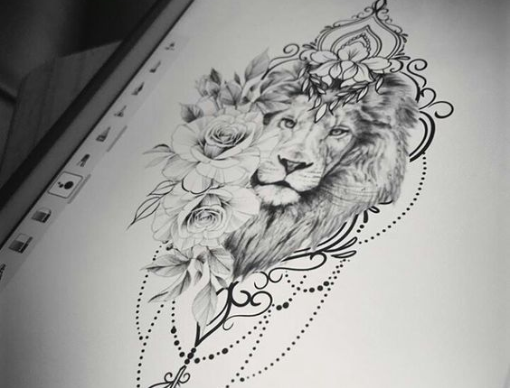 50 Best Leo Zodiac Tattoo Design Ideas - Hike n Dip