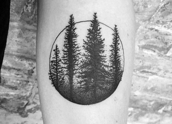 50 Simple Tree Tattoo Designs For Men - Forest Ink Ideas
