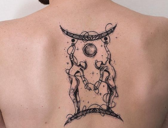 60 Best Gemini Tattoos Ideas - Hike n Dip