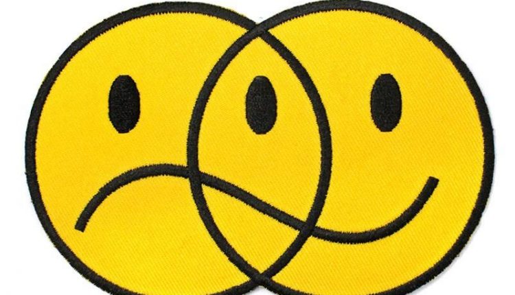 Happy Sad Face Venn Diagram Patch