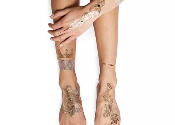 Metallic Temporary Tattoos - 6 Designs LOW STOCK