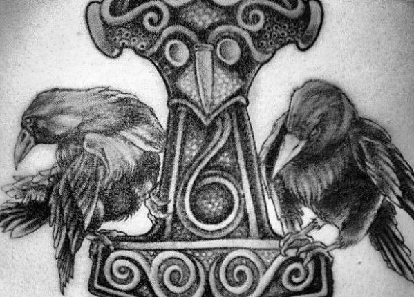 Top 57 Odin’s Ravens Tattoo Ideas [2021 Inspiration Guide]