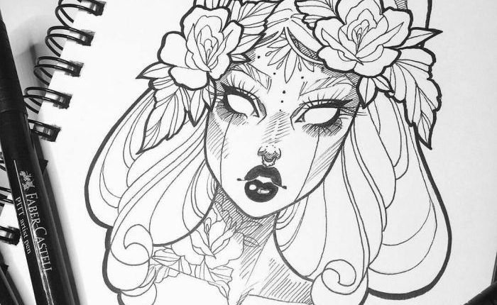 ▷ 1001 + Ideen und Inspirationen für schöne Bilder zum Nachmalen!