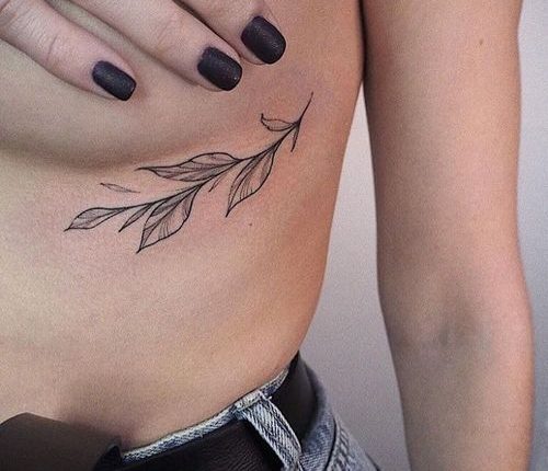75+ Stunning Underboob Tattoo Designs For Women - 2021