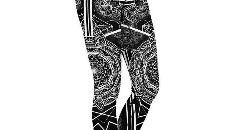 Blackout Mandala Leggings - M / Original