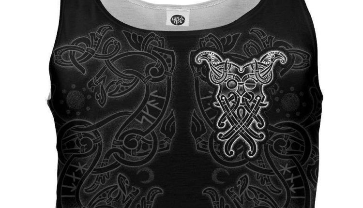 Odin Mask Crop Top - L