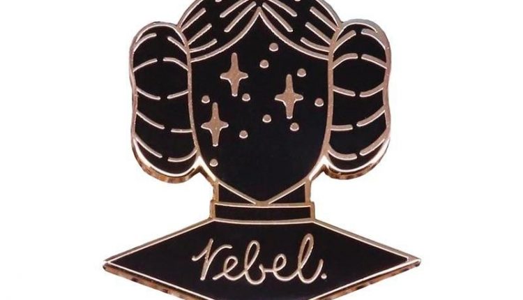 Princess Leila Rebel | Feminist Pins