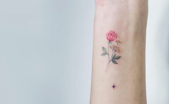 ▷ 1001 + Ideen für Blumen Tattoo Designs und ihre Bedeutungen