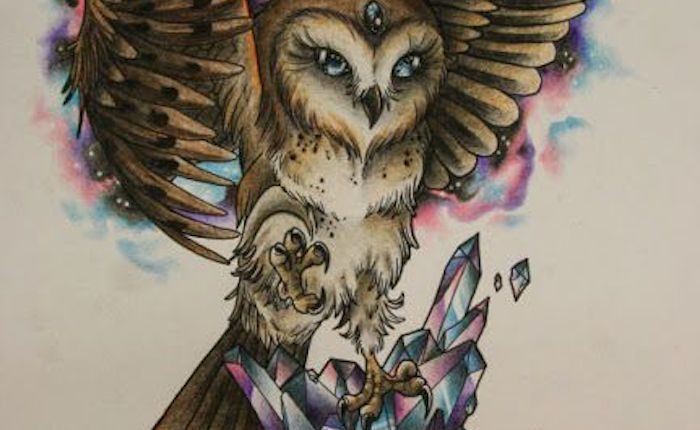 ▷ 47 + inspirierende Ideen und Bilder zum Thema Owl Tattoo!