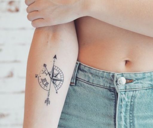 Kreative Tattoo-Ideen für Weltenbummler