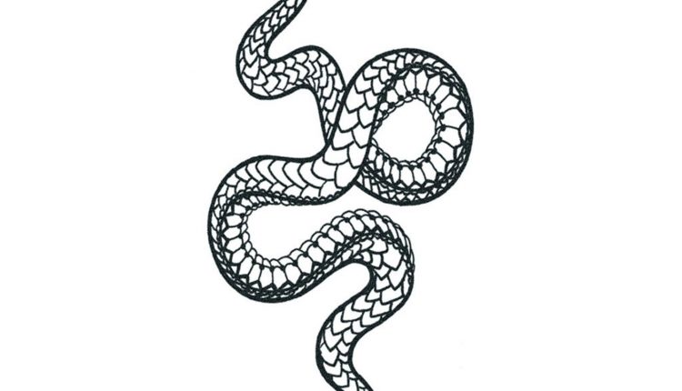 Large Snake Tattoo - Snake Temporary Tattoo / Blackwork Snake Tattoo / Serpent Tattoo / Large Snake Tattoo / Big Snake Tattoo / Snake Tat