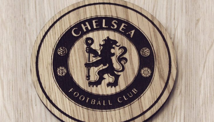 Laser cut wooden coaster. Chelsea