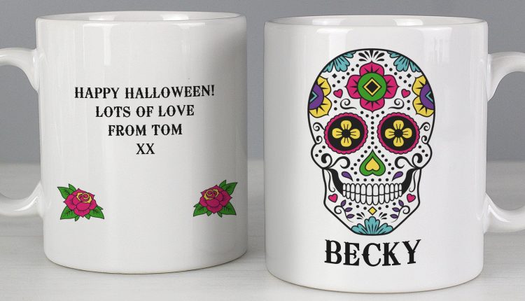 Personalised Sugar Skull Mug