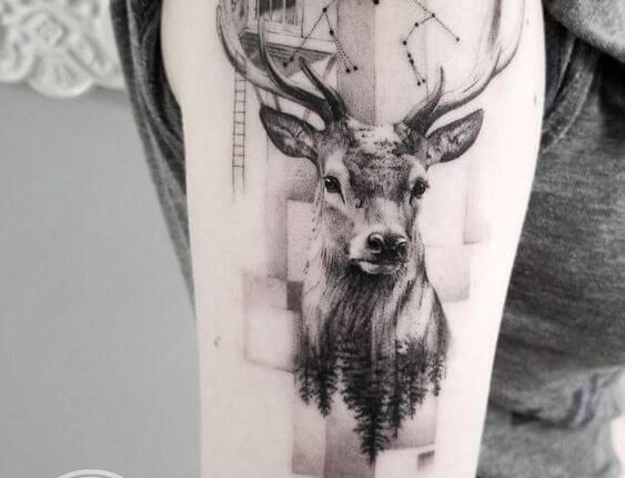 Top 15+ Cool Deer Tattoo Designs