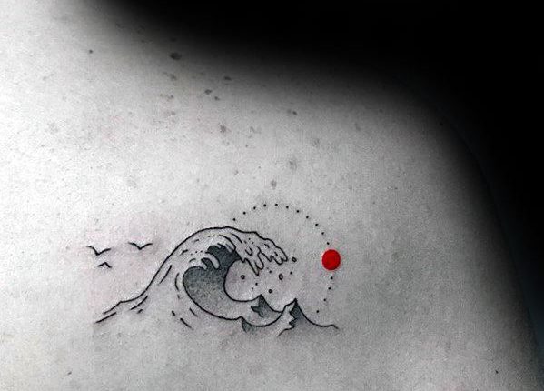 Top 43 Simple Wave Tattoo Ideas [2021 Inspiration Guide]