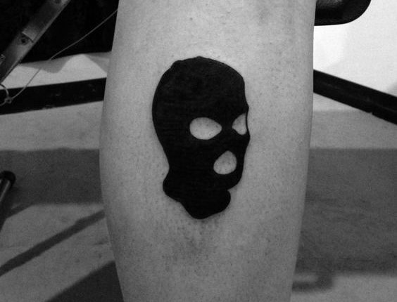 30 Ski Mask Tattoo Designs für Männer – Masked Ink Ideen - Mann Stil | Tattoo