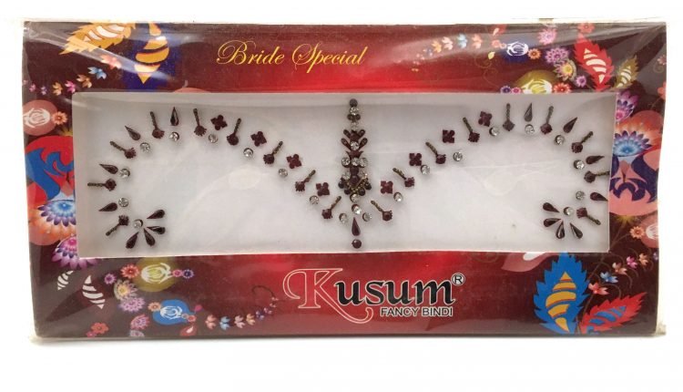 Bridal Reusable Face Jewelry Stickers India Decorative Bindi For Face or Body