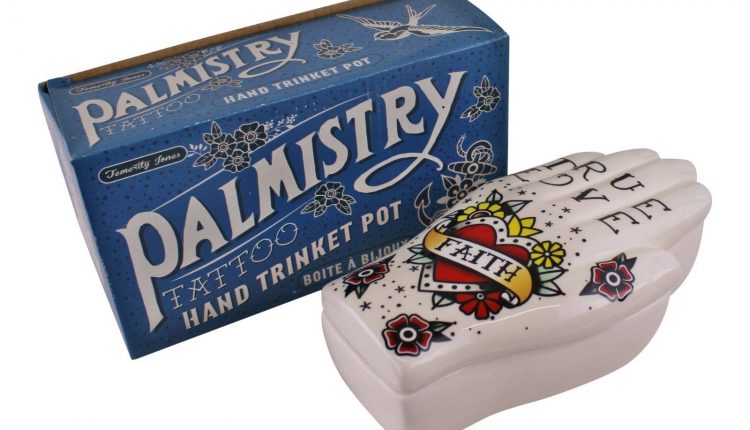 Palmistry Trinket Box, Faith Design