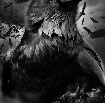 Raben und Krähen, Schwarz-Weiß-Kunst #krahen #art #raben #black – #crows … Robert #diybesttattoo - diy best tattoo ideas - My Tattoo Blog 2020