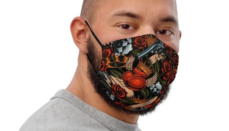 Tattoo Print Face Mask