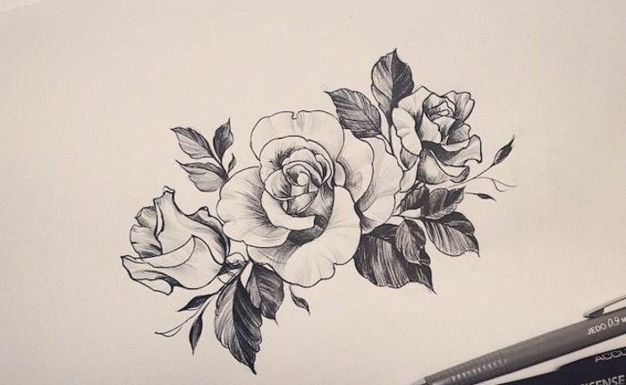 ▷ 1001 + Ideen für Blumen Tattoo Designs und ihre Bedeutungen