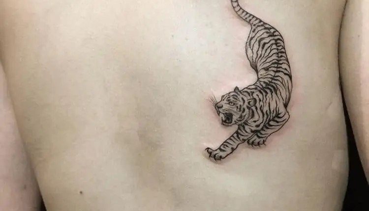 30x mooie B&W tijger tattoos (en hun betekenis) – One